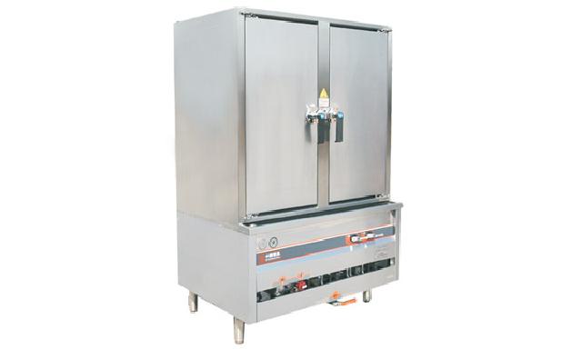 節(jié)能燃?xì)怆p門蒸柜