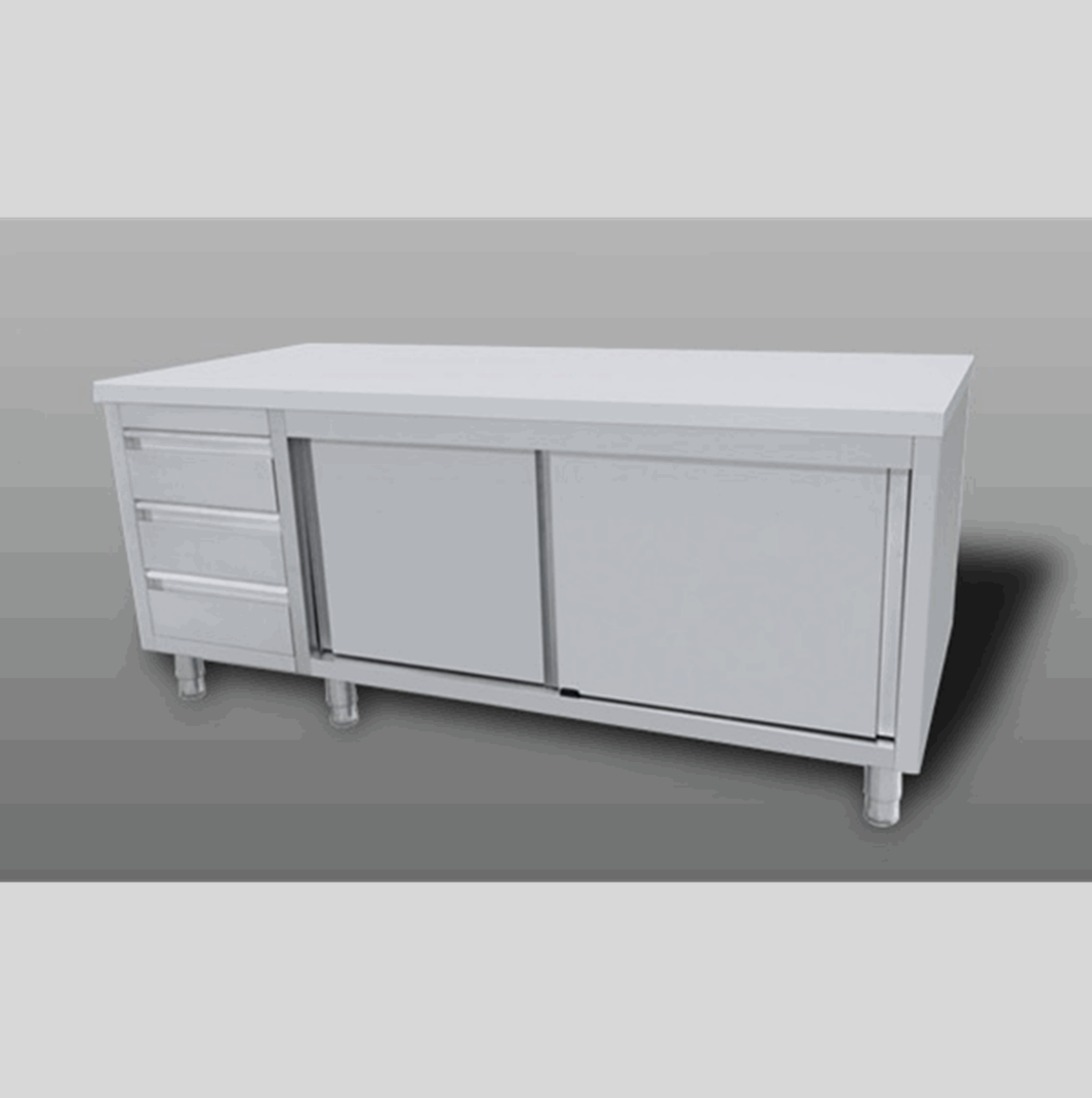 帶抽屜打荷臺柜