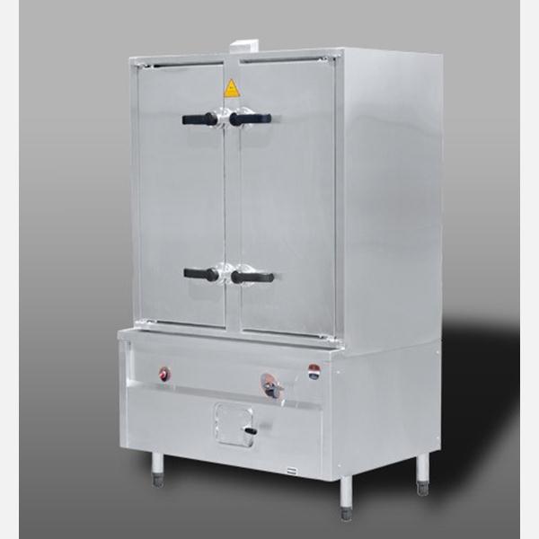 燃?xì)怆p門蒸飯柜